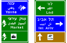 הכוונה ליעדים או ליעדי ביניים בדרכים עירוניות: